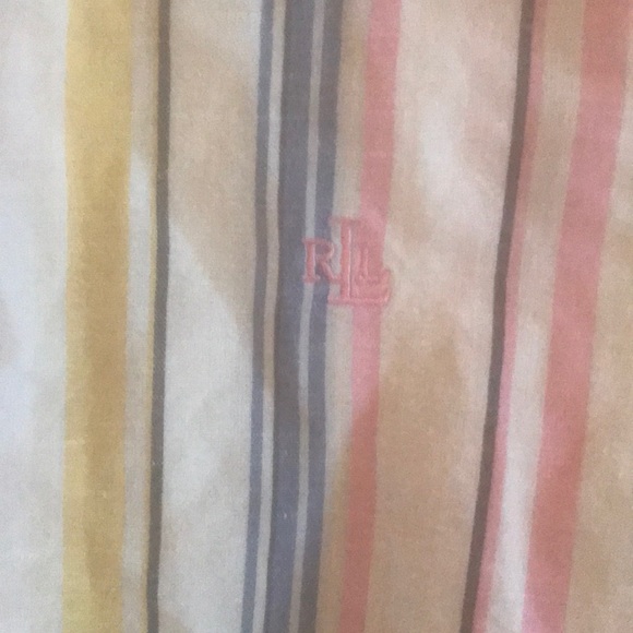 Lauren Ralph Lauren linen/cotton blend shirt sz L - Picture 3 of 3